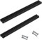 AERZETIX - C64306-2er-Set Möbelgriffen achsabstand 128 mm - für schrank wandschrank schublade einrichtung dekoration küche wohnzimmer montage - aus metall - farbe schwarz matt