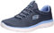 Skechers Damen Summits Artistry Chic Sneaker, Marineblauer Netzbesatz, 43 EU