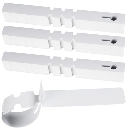 MetVot Lot de 300 étiquettes pour plantes de jardin, 21 x 2 cm, à écrire, résistantes aux intempéries, à suspendre, blanches