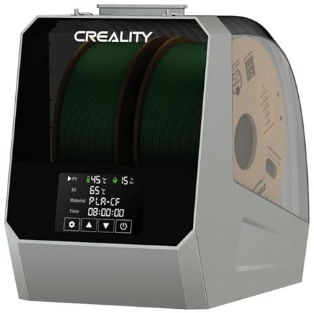Creality Filament Space Dry Box Plus for 2 Pack Filament, Dust-Proof and Moisture-Proof, Storage Box Keeping Filaments Dry During 3D Printing, Filament Spool Holder Dryer
