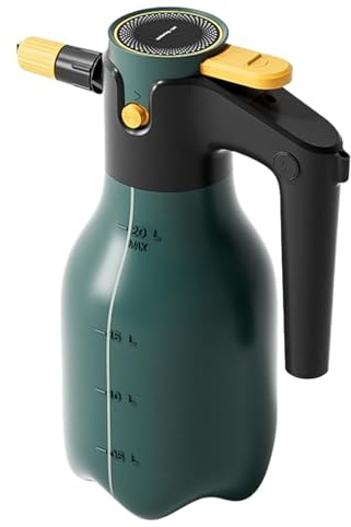 Skumspruta för biltvätt, 2 L bärbart trädgårdsbevattningsverktyg, uppladdningsbar elektrisk tvålspray, batteridriven bilskum, handhållen sprutvattenkokare för lastbil, fönster,
