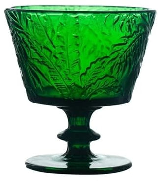 Copas verdes en relieve, copas de vino pesadas y gruesas, copas de vino para postre (rojo)