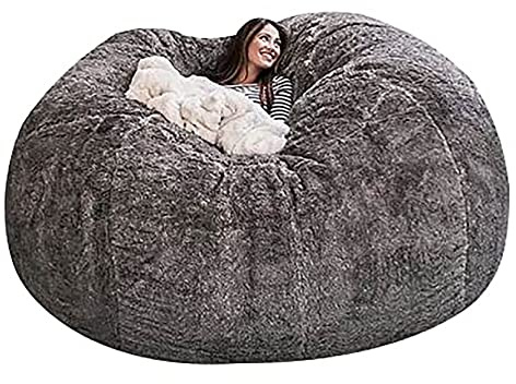 Funda Extragrande para puf, Funda para sofá Cama, Funda para puf, Suave y Lavable, para Sala de Estar y Adultos (sin Relleno).