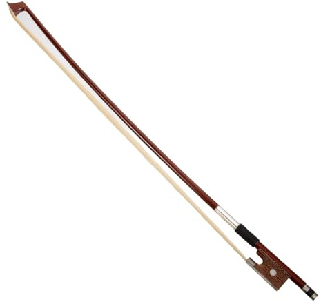 Hemobllo de Violín Principiantes Madera de Ébano Sólida con Crin Natural Diseño Equilibrado y Ligero para Práctica Musical Precisa y Sonido Resonante