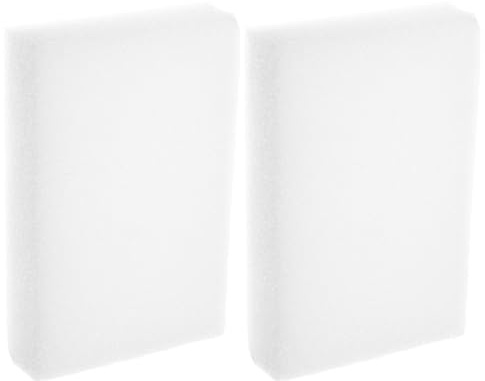 Alipis Almohadilla de Espuma Blanca 15X10X3 CM 2 Piezas para Fieltro Aguja Cojín Antideslizante y Amortiguador para Manualidades Base de Trabajo Estable y Multifuncional para Costura y