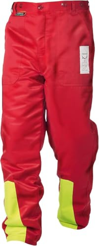 WOODSafe Schnittschutzhose Klasse 1, kwf-geprüfte Forsthose Herren - Waldarbeiterhose Größe (58)