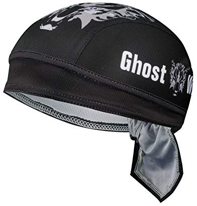 Homme Femme Bandana sous Casque de Vélo Protéger Tête Foulard Bonnet de Cyclisme Sport Protection Solaire Anti-UV/Vent Bandana de Pirate Hip-Hop Respirant Calotte de Moto VTT Séchage Rapide