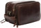 SID & VAIN Kulturtasche Herren echt Leder - Waschtasche Louis - Kulturbeutel - Leder-Waschtasche Herren und Damen braun handgefertigt
