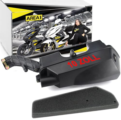 Luftfilterkasten für 50ccm 4Takt China Motorroller mit 10 Zoll Rädern von ATU Explorer Flex-Tech GY6 139QMB/QMA AGM Nova Alpha-Motors Direct-Bikes Dafier GT Union Guoben Vanguard Yiying Hongzhou