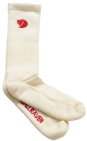 Fjällräven Unisex ullstrumpor, äggshell, M