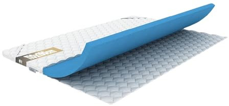 REM-Sen Matratzentopper 110x190 cm Höhe 6 cm, Gelschaum Härtegrad H2 Weich, Atmungsaktiver Gel Topper, Druckentlastend Matratzenauflage mit abnehmbarem Mikrofaser Bezug (waschbar 60°C), Eckgummis