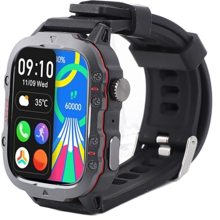 Naroote BT Sport Watch, Smart Orologio 30m Resistenti all'acqua per lo Sport (BLACK)