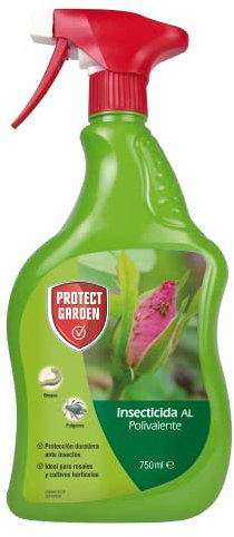 PROTECT GARDEN Insecticida polivalente para jardín, pulgones y orugas, Listo uso