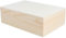 INNSPIRO Caja de Madera de Pino Macizo para Decorar de 25x19x7 cm