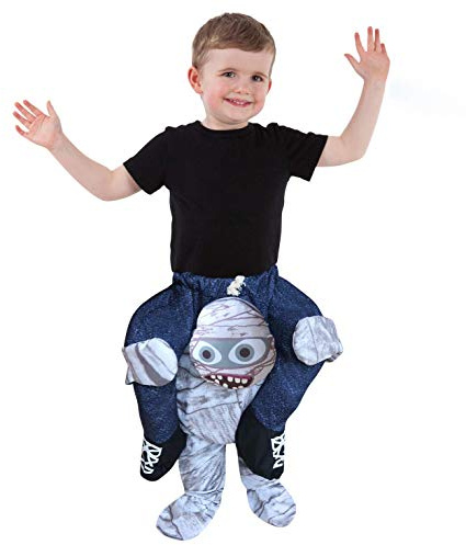 Morph Toddler Mummy Piggyback Kostym, Halloween Utklädnad för Barn