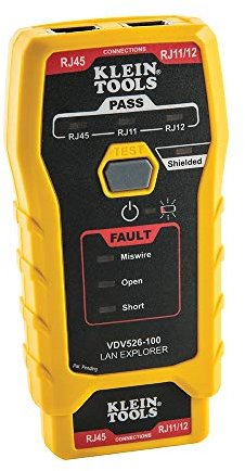 Klein Tools VDV526-100 Network LAN Cable Tester, VDV Tester, LAN Explorer with Remote