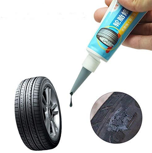 Stronrive 30ml Reifenreparatur Kleber Wasserfest Reifenkleber Alleskleber Gummi Reparatur Set Reifenflickzeug Gummikleber für Auto Motorrad Fahrrad