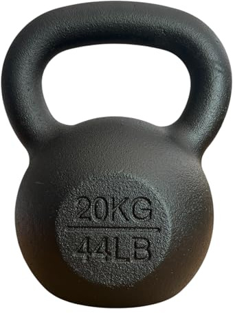 Chase Fitness Cast Iron Kettlebell for Strength and Cardio Home Gym Training 4kg - 40kg (20KG)