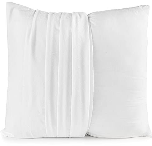 Alreya Wasserdichter Kissenschoner 2er Set 80 x 80 cm mit Reißverschluss - 100% Baumwolle Kissenschutzbezug - Kissenbezug Milbenschutz Encasing