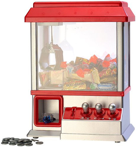 Playtastic Candy-Automat: Candy Grabber Süßigkeitenautomat (Versandrückläufer) (Greif Automat, Grabber Süßigkeiten, Münz)