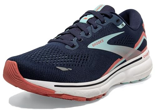 Brooks Damen Ghost 15 Sneaker, Peacoat Canal Blue Rose, 38 EU