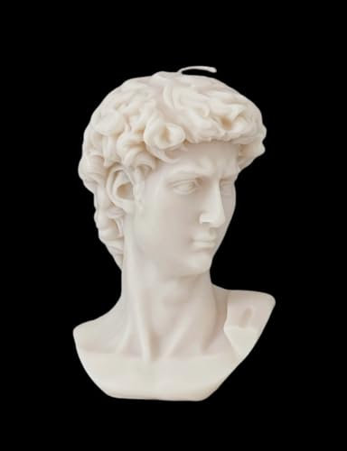 Large Bust David Statue Soy Wax Scented Candle for Home Decoration Birthday Valentine's Day Wedding Christmas