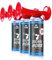 AABCOOLING 3X Signal Horn 106 DB(A) Ininflammable - Jusqu'à 120 Signaux, pour Euro 2024 Football Championnat, pour événements Sportifs, Klaxon Corne de Brume, Corne de Brume, Vuvuzela, Bateau