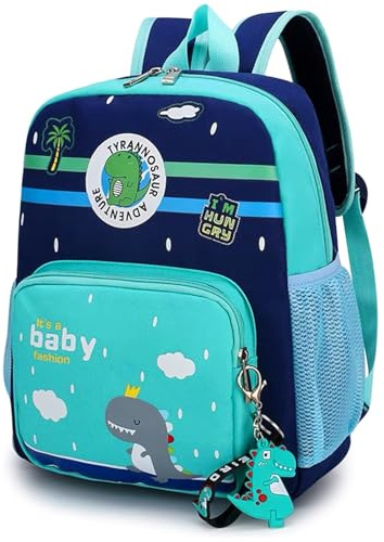 Animal Dinosaur mochilas, Mochila Infantil Kindergarten,Dinosaurio Mochila Niño,Mochila Escolar Infantil,Mochila Dinosaurio Dibujos Animados, Bolsa Escuela Primaria para Niños (Green)