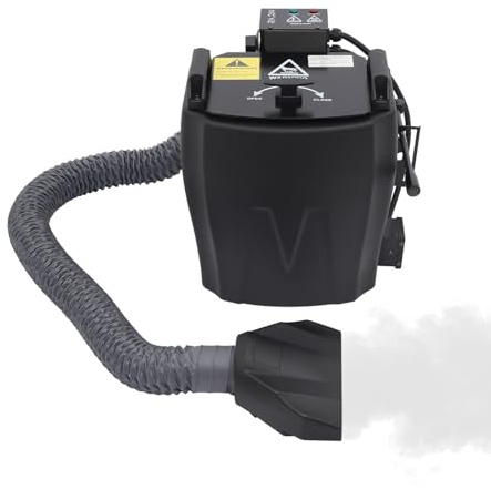 Dimma maskin, 3 500 W torrisnedsmaskin med munstycke och slang, 220 V 50 Hz torris dimeffekt maskin, bärbar torrglassmaskin för Club DJ sceneffekt