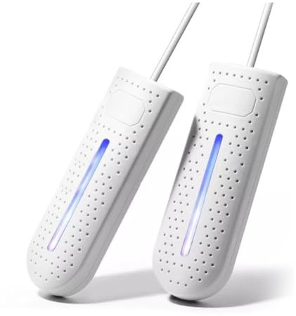 Pinafresa Sèche-chaussures électrique portable avec lumière UV pour diverses chaussures et chaussettes