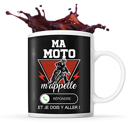 Planetee Mug ma moto m'appelle