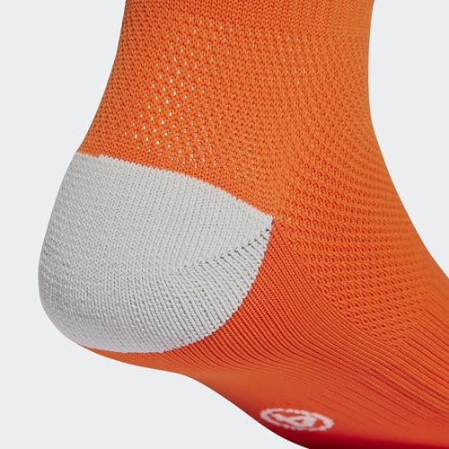 adidas Unisex Milano 23 Socks, Team Orange / White, 10.5-12.5