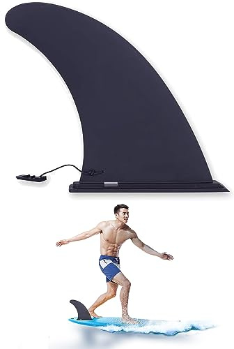 Voarge Aileron de planche de surf universel renforcé en nylon sécurisé pour canoë Accessoires Sup pour paddle Surf, planches de surf, planche de surf