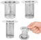 3Pcs Shower Drain Hair Catchers, Shower Drain Cover Sink Strainer, Bathtub Drain Cover, Steel Shower Drain Protector Cover, for Bathroom Shower Bathtub And Kitchen Hair Catcher Easy To Install