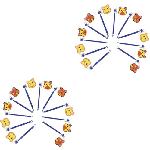 Yardwe 2 Sätze Klatschendes Klebrige Hände Lufthorn-streich Klappbrett Party Für Band Sportspiele Sport Spiele Handklatscher Zum Jubeln Handklöppel Plastik 10 Stück * 2