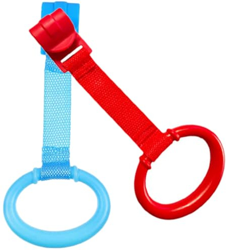 LOLIPPYY 2 Trazione per Lettino Ragazzo Colori Delicati Blu Stand e Apprendimento Accessori e Resistenti per Camminata e in Culla