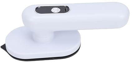 CCYLEZ Mini Ferro da Stiro Portatile, Ferro da Viaggio Senza Fili, Riscaldamento Rapido 3 Livelli Regolabili Batteria da 1200 MAh 40 Minuti di Autonomia per Vestiti con Design Leggero