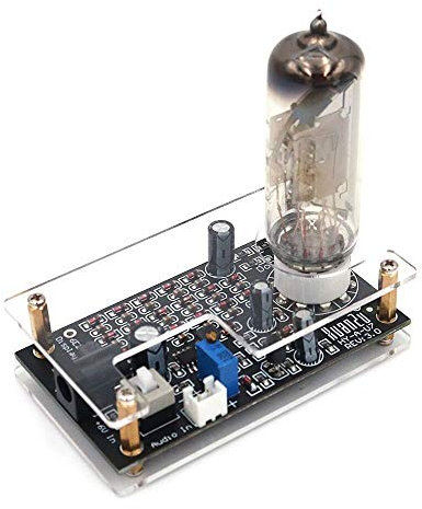 DollaTek Magic Eye 6E2 EM87 Indicateur de Niveau Audio de préampli à Lampes VU-mètre, Spectre Musical