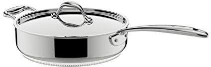 Lagostina ACCADEMIA LAGOFUSION Sauteuse + couvercle 26 cm (3,3L) Inox 18/10 Tous feux dont induction Poignée rivetée robuste Italie Garantie 25 ans 011116032026