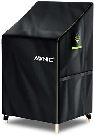 AWNIC Funda Protectora para sillas de jardín apilables de Tejido Oxford Resistente al Agua y al desgarro, poliéster 420D, 65 x 75 x 85/120 cm