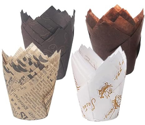 GiftPot 200 Pieces Pirottini per Muffin Carta,Pirottini Muffin,Adatto per Cupcake e Stampi per Muffin,Adatto per Muffin,Panetterie, Catering, Matrimoni e Compleanni