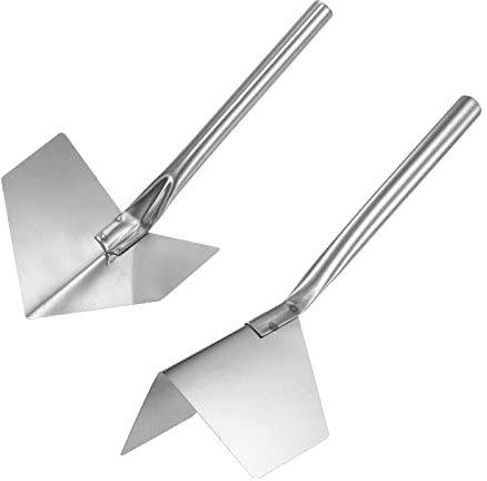 sourcing map Interior y Esquina Paletas 2.7 Pulgadas Inoxidable Acero Yeso Paneles Esquina Cuchillo