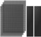 MoKo 400x300 mm DIY Filtro de Polvo para Caja de Computadora, 4 PZS Rejilla Antipolvo de PVC Malla de Filtro PC Ultrafina, Bricolaje Cubierta Antipolvo Recortable para Ventilador de Ordenador, Negro