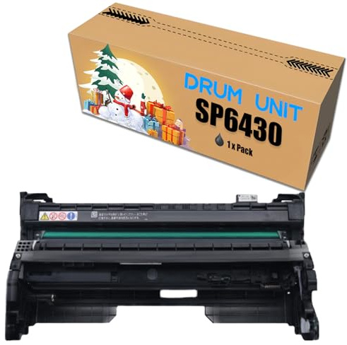 AUNNSY SP6430 Drum Unit Compatible pour Ricoh SP6430 Travaille avec SP6440 6440M SP 6430 6430M 6420 6420M 6410 6450 Imprimante 1 Black