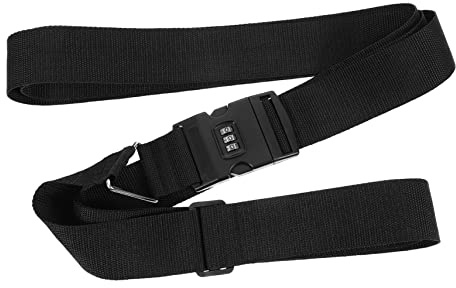 FRCOLOR 1 Pièce Sangle de Bundling de renforcement Ceinture de Liaison de fret Sangle de Liaison de Mot de Passe Ceinture de Reliure de Valise Sangle d'emballage de fret