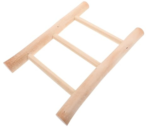 Cabilock Toallero: Mini toallero de Madera de 3 Niveles con Escalera para decoración de Estilo rústico, Ideal para baño, Cocina y Oficina.