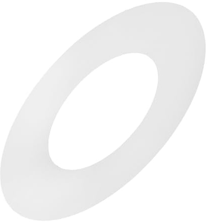 iplusmile Anillo Embellecedor para Lámpara Soporte de Pantalla de Lámpara de Repuesto Expansor de Orificio Blanco de Hierro para Decoración del Hogar de Mesa