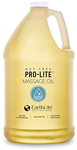 EARTHLITE Massageöl PRO-LITE - Premium Qualität für gewerblich & privat, wasserlöslich, Kokusnuss & Avocado veredelt