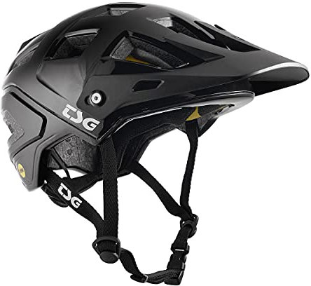 TSG, Scope MIPS Solid Color, MTB -Helm, Schwarz, S/M_34, Unisex-Adult