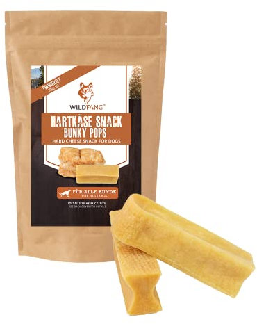 Wildfang® Yak Hartkäse Kaustab dem Himalaya Rezept für Hunde, Kauspielzeug, Langer Kauspaß, geruchlos, Nicht splitternd, alle Hundegrößen und Welpen, Himalaya-Yak-Hundekauknochen - Probierset